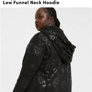 Brand new low funnel neck hoodie that is fleece originally $99 I am selling it r